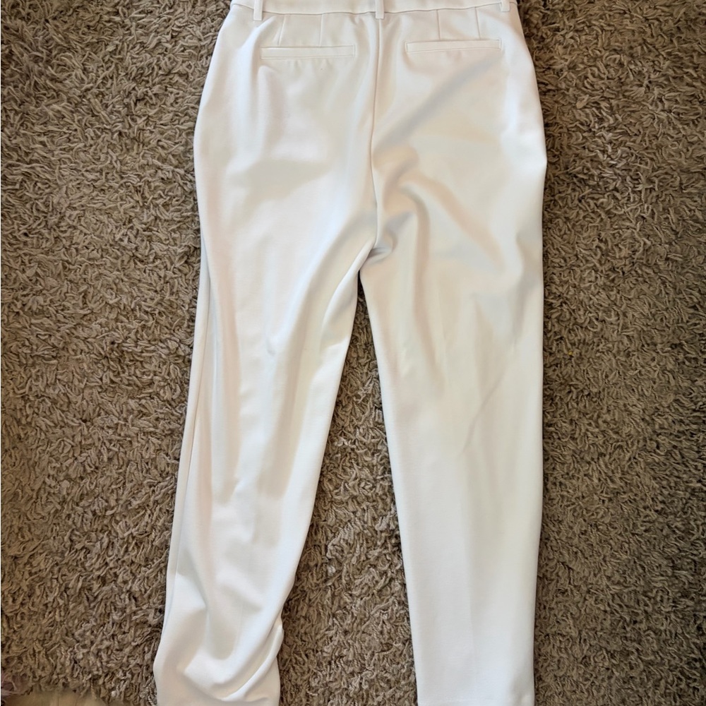 Simply Vera Vera Wang White Slim Ponte Trousers